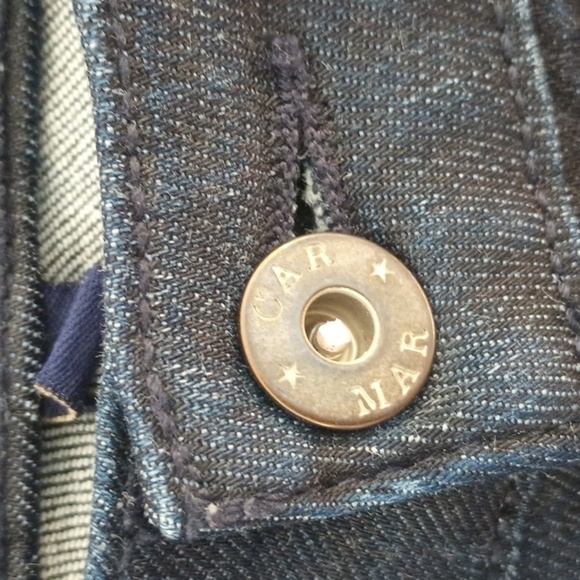 Carmar dark wash flare denim jeans size 25 in really good used condition - Picture 6 of 12